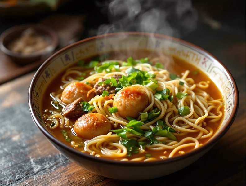 潮汕牛肉丸粿条汤 美食食谱图片