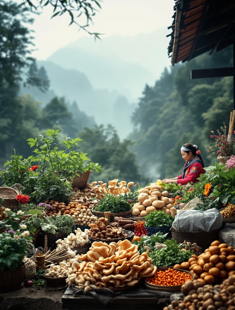 云南 · 山野风味 地方味道 高清海报 云南 · 山野风味 - 2024地方味道海报
